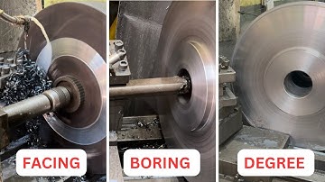 300 KG hard Gear ⚙️ operation on manual lathe machine