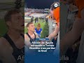 Afición de Águila consuela a Tomás Granitto tras perder la final