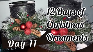 Frosty Snowman Hat / Day 11 / 12 Days of Christmas Ornaments