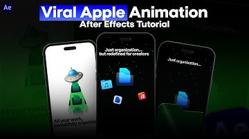 Learn How to Edit Viral Apple Ui Reel Animations | After Effects Tutorial | Edit With Madhav