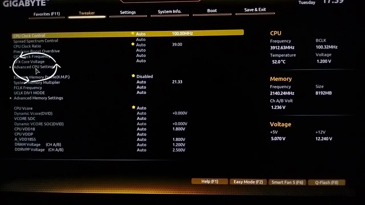How to enable virtualization on Gigabyte motherboard YouTube