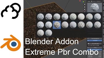 Blender Addon - Extreme Pbr Combo With 800 Materials Addon
