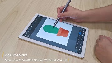 Drawing with HUAWEI M5 Lite