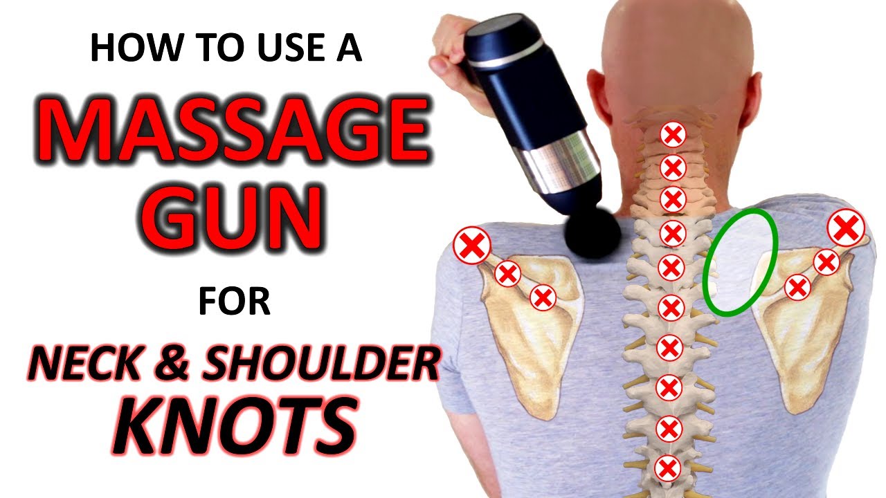 Massage Gun the Upper Trapezius 