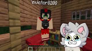 ESCAPA de CARTOON CAT en MINECRAFT  INVICTOR Y ACENIX