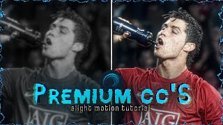"Premium CC" Tutorial On Alight Motion (+preset)