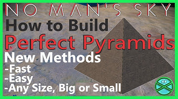 How to build a Perfect Pyramid - NMS Glitch Building - #nomanssky #glitchbuilding #pyramid