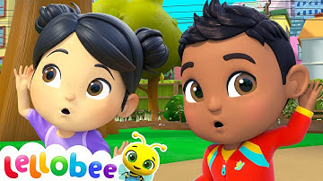I Hear With My Little Ear | Lellobee City Farm | Sing Along Songs for Kids Karaoke Time
