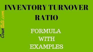 Inventory Turnover Ratio | Explained with Example