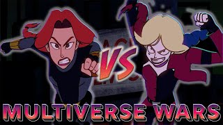 Black Widow vs Harley Quinn (Marvel VS DC) Animation - MULTIVERSE WARS!