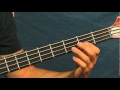 Online bass guitar lesson killing in the name of rage against the machine