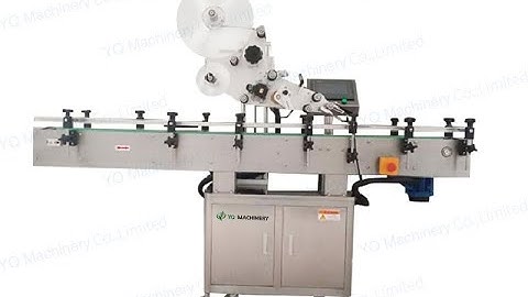 YQ  Automatic top side lid labeling machines for box bag carton adhesive sticker label applicator
