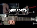 Sweating Bullets Guitar Lesson (Full Song) - Megadeth