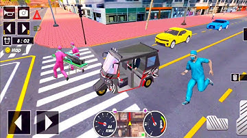 Tuk Tuk auto rickshaw driver 3D game - #220 auto rickshaw driving game - Android iOS Gameplay