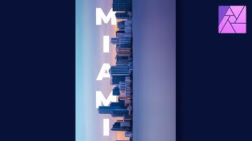 How to Create a Vertical Skyline Text Effect in Affinity Photo