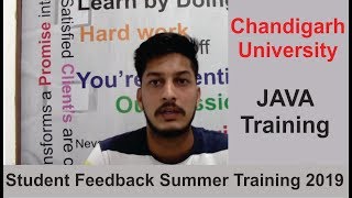 Best Java Training | Chandigarh University Student Feedback | Gurpreet Sharma