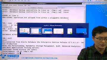#Oracle OCP认证【2.3.4】中级/RMAN备份和恢复数据/ 还原恢复之日志文件丢失