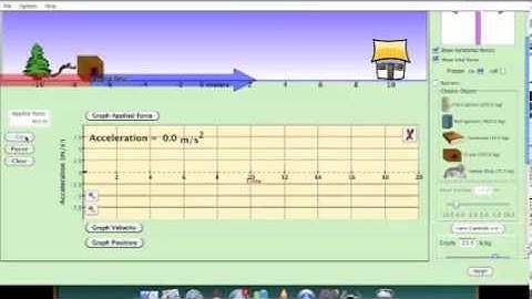Forces - Lect 9 - Solving for Friction using an interactive Java applet