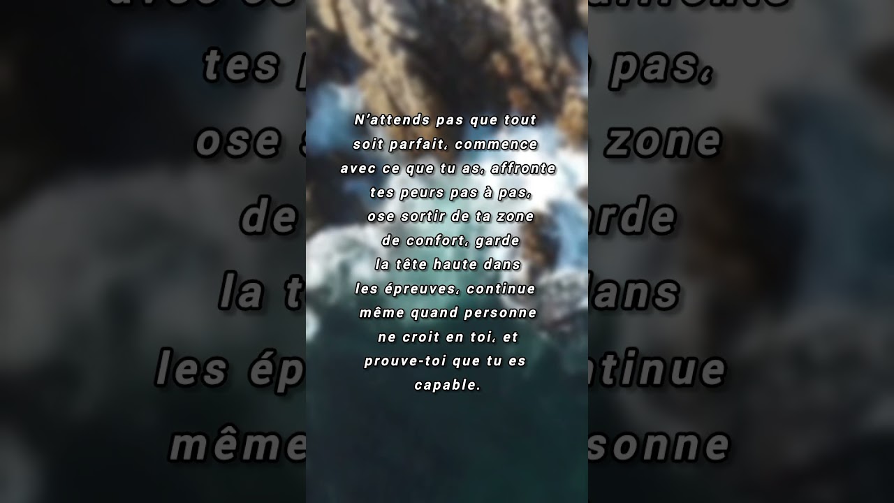 Le courage est dans l'action. 