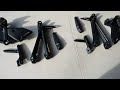 Rearsets and foot pegs painted black | CB650R