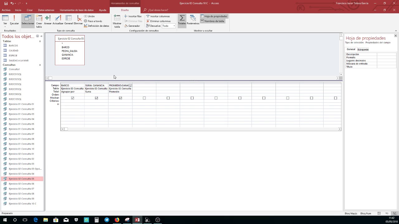 Personalizar Consultas en Access - YouTube