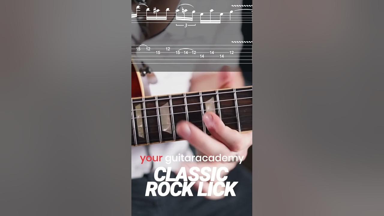 Try This Classic Rock Lick! #guitarlesson