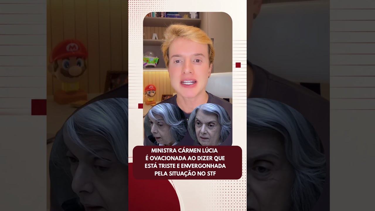 Ministra Cármen Lúcia é ovacionada ao dizer que está triste e envergonhada pela situação n