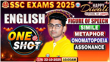SSC CGL English One Shot 2025 | Figure of Speech | SSC CGL English Classes by Vipin Bhati Sir