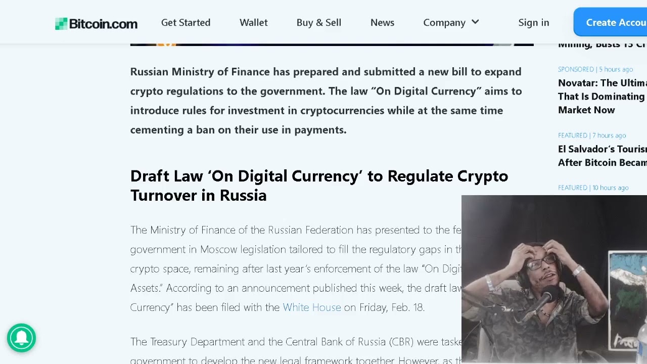 Russia’s Finance Ministry Submits Bill to Legalize Crypto. Asset Manager BlackRock Plan Offer Crypto