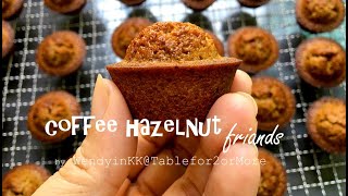 Coffee Hazelnut Friands