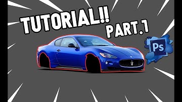 How to tune a car in Photoshop Tutorial Part.1