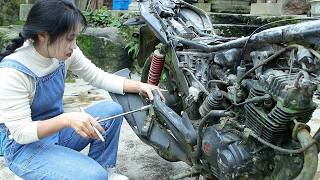 💡Genius Girl Repairs An Irreparable Diesel Engine For The Contractor, Shocked All!