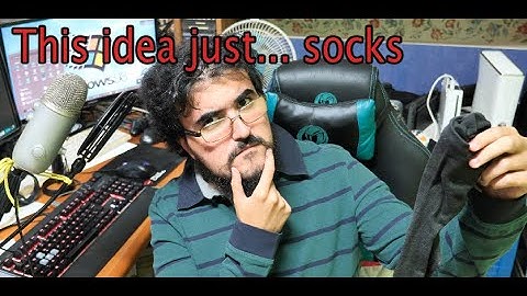 Testing socks as homemade pop filters