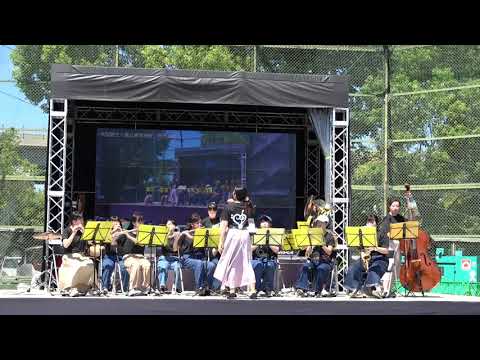 大阪府立八尾北高等学校吹奏楽部　♬ 小さな恋の歌 [ 第42回八尾河内音頭祭り ]