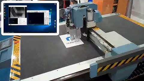 CNC cutting machine with CCD camera for printing materials-5