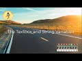 The Textbox and String Variables