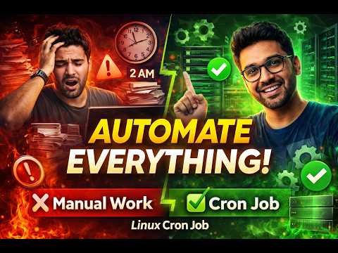 Cron Jobs in Linux Explained | Automate Tasks Like a Pro | crontab Tutorial