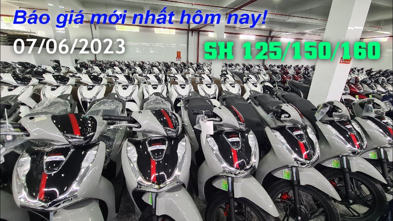 Giá Honda SH 125/ SH 150/ SH 160 mới nhất hôm nay 07/06/2023 tại head Huỳnh  Bạch Tùng. #sh #sh160