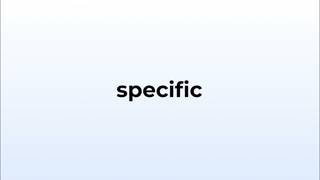 how-to-pronounce-specific-youtube
