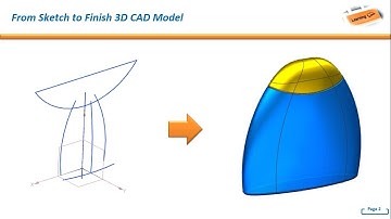 NX CAD Industrial Design : Create Perfume Bottle