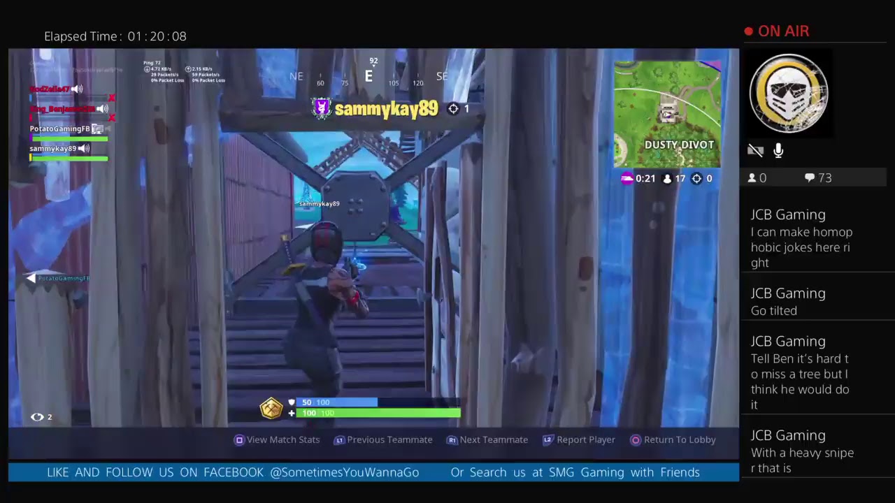 Fortnite Squad Tournament SMG Gaming With Friends Live Stream - YouTube
