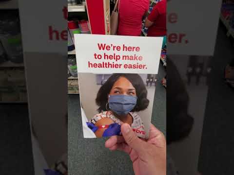 Wife Gets Covid-19 Vaccine at CVS