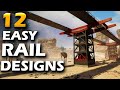 Easy satisfactory rail designs to make your factories look great