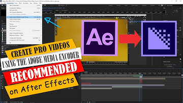 Create Pro Videos using the Adobe Media Encoder on AfterEffects| Series 39 | #aftereffectstutorial