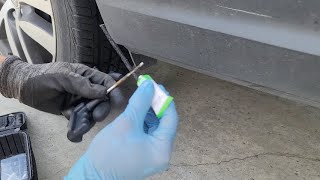 How To Repair & Patch Car Tire Without Removing The Wheel or Rim