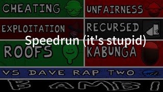 (JOKE) Speedrun by all secret songs in Dave and Bambi 3.0