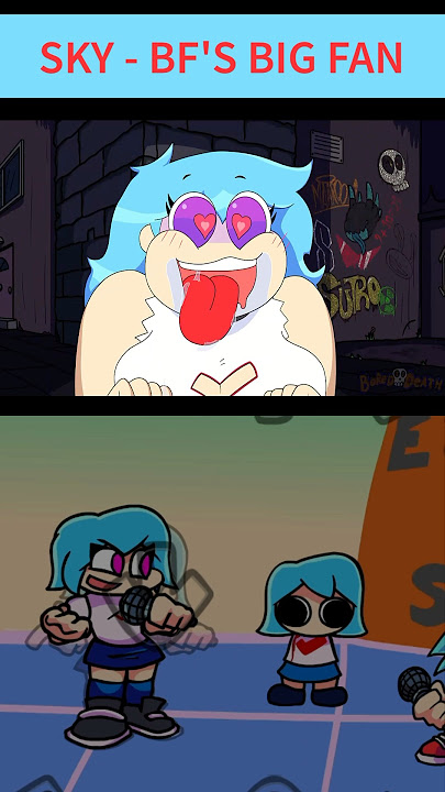 BF vs Sky - FNF Animation - Friday Night Funkin’ Game #fnf #sonsmile #fridaynightfunkin
