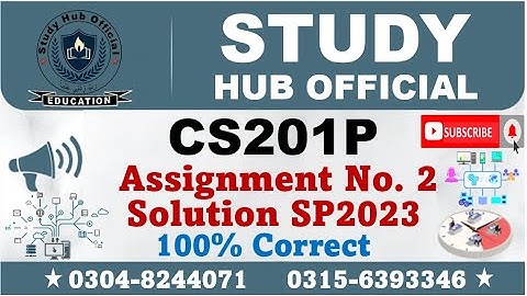 CS201P Assignment 2 Solution Spring 2023, CS201P Assignment 2 solution 2023, CS201P assig 2 solution
