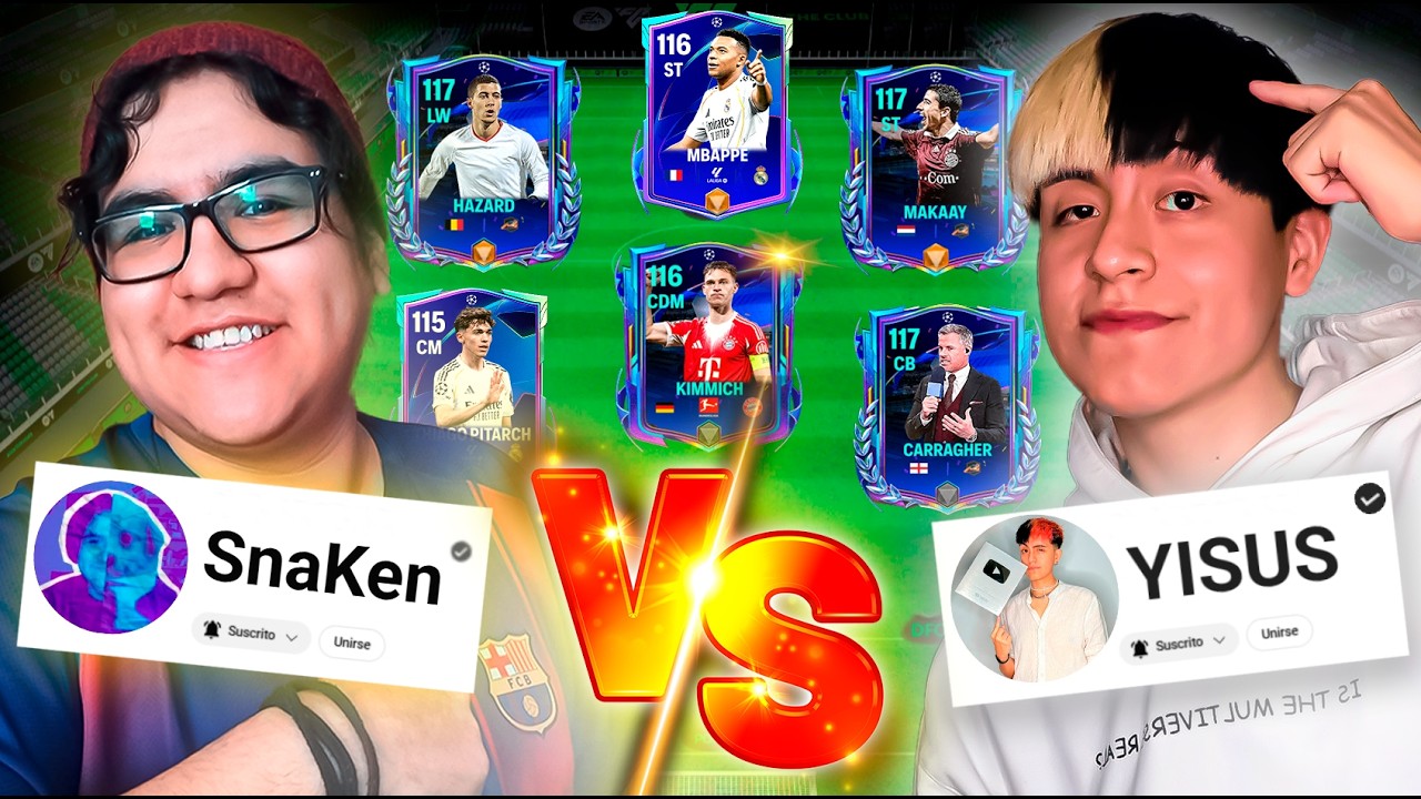 SORPRESA EN LA LIGA 😳🔥 (GOLAZO DE SNAKEN) vs YISUS (YoutubersLeague Jornada 6)