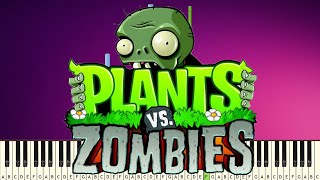 Plants VS Zombies - The blues lick - EASY PIANO TUTORIAL